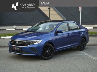 2021 Volkswagen Polo VI, синий, 1898000 рублей, вид 1