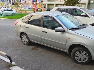 2014 Lada (ВАЗ) Granta I, серебристый, 280000 рублей, вид 2