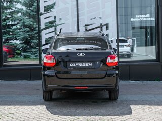 2014 Lada (ВАЗ) Granta I, чёрный, 459000 рублей, вид 4