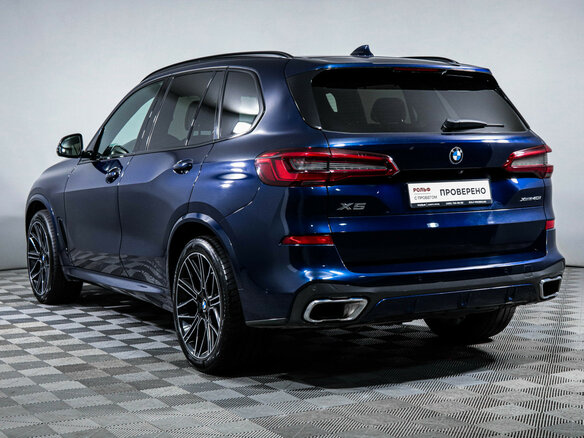 2019 BMW X5 40i IV (G05/G18), синий - вид 6