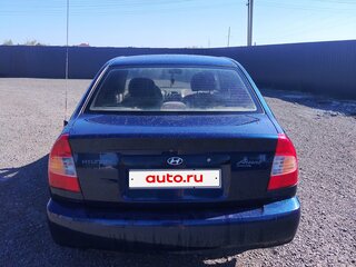 2006 Hyundai Accent ТагАЗ II, синий, 450000 рублей, вид 5