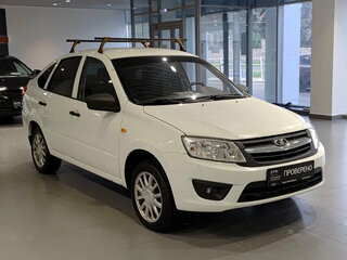2014 Lada (ВАЗ) Granta I, белый, 377000 рублей, вид 3