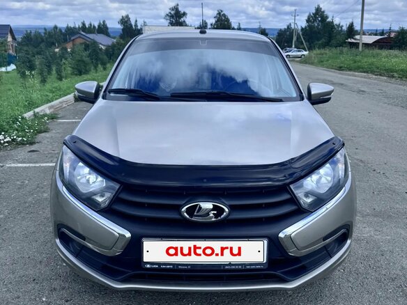 2021 Lada (ВАЗ) Granta I Рестайлинг, бежевый, 600000 рублей - вид 1