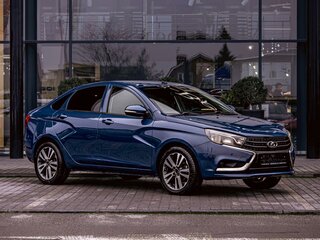 2017 Lada (ВАЗ) Vesta I, синий, 855000 рублей, вид 3