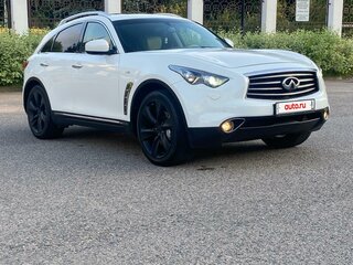 2012 Infiniti FX37 II (S51) Рестайлинг, белый, 2400000 рублей, вид 4