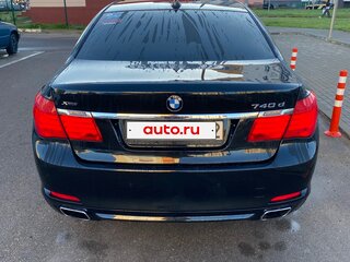 2012 BMW 7 серии 740d xDrive V (F01/F02/F04), чёрный, 2250000 рублей, вид 4
