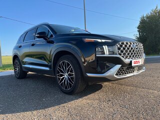 2021 Hyundai Santa Fe IV Рестайлинг, чёрный, 3398500 рублей, вид 2