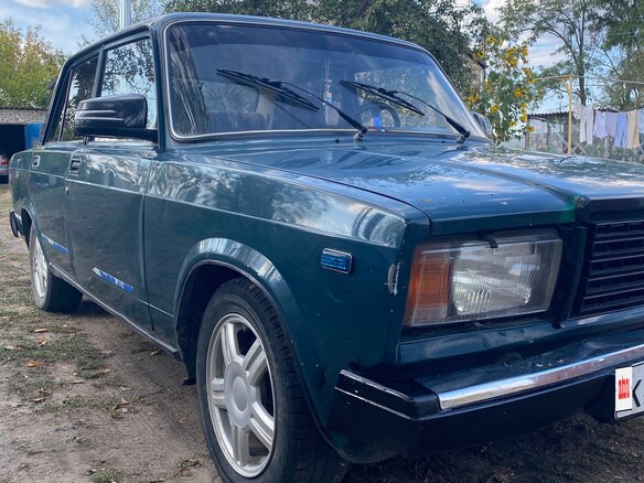 2005 Lada (ВАЗ) 2107, синий, 115000 рублей - вид 3