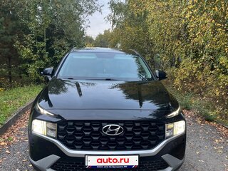 2021 Hyundai Santa Fe IV Рестайлинг, чёрный, 3600000 рублей, вид 2