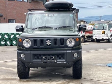 2021 Suzuki Jimny Kei car IV, зелёный, 1185000 рублей, вид 2