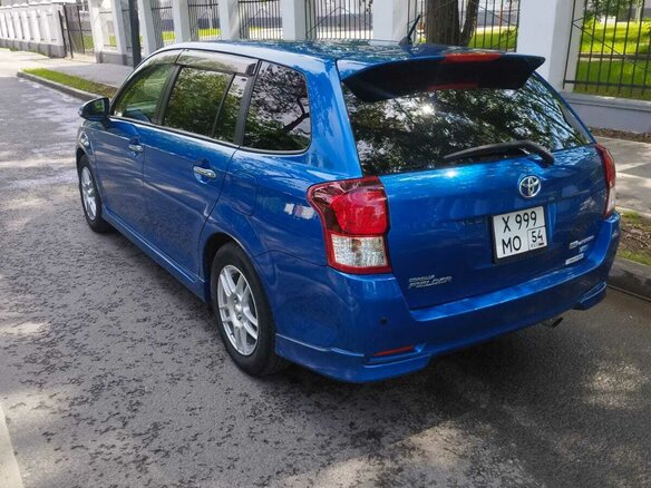 2013 Toyota Corolla Fielder XI (E160, E170, E180), синий, 1250000 рублей - вид 5