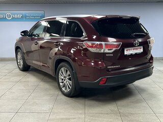 2015 Toyota Highlander III (XU50), красный, 2720000 рублей, вид 5