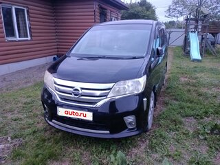 2012 Nissan Serena IV (C26), чёрный, 1300000 рублей, вид 3