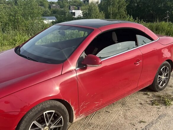 2008 Volkswagen Eos I, красный, 1280000 рублей - вид 7
