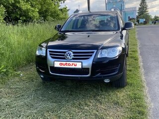 2008 Volkswagen Touareg I Рестайлинг, чёрный, 1200000 рублей, вид 2