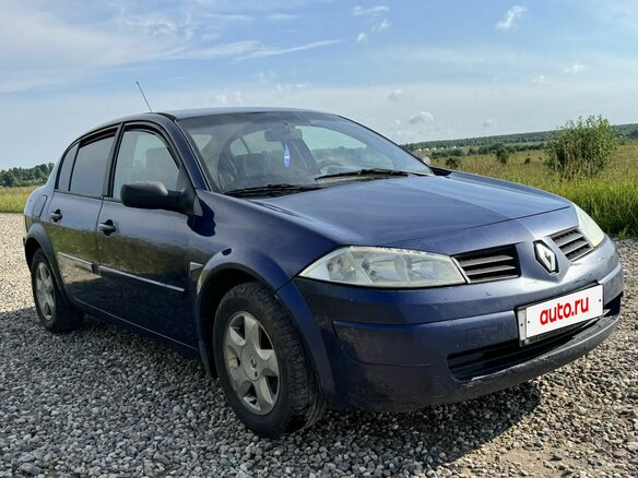2004 Renault Megane II, синий - вид 3