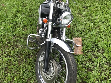2007 Yamaha XVS400 Drag Star, чёрный, 360000 рублей, вид 2