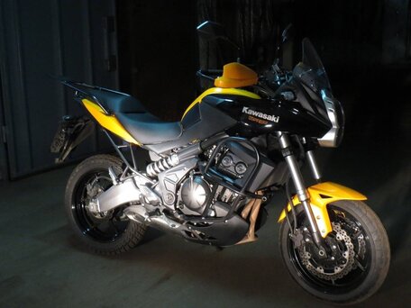 2013 Kawasaki Versys 650, жёлтый, 450000 рублей, вид 5