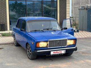 1999 Lada (ВАЗ) 2107, синий, 100000 рублей, вид 2