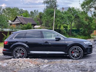 2015 Audi Q7 II (4M), чёрный, 3300000 рублей, вид 4