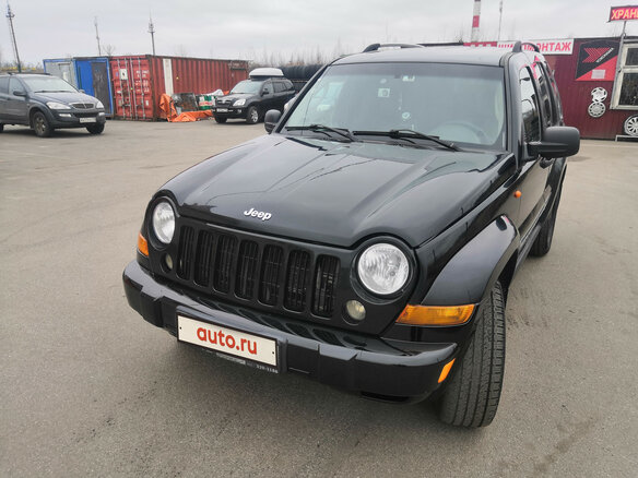 2005 Jeep Cherokee III (KJ) Рестайлинг, чёрный
