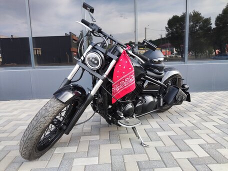 1996 Yamaha XVS400 Drag Star, чёрный, 585000 рублей, вид 2