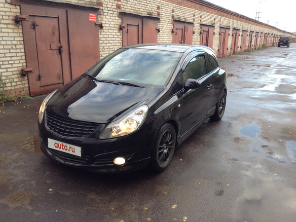 2008 Opel Corsa GSi D, чёрный