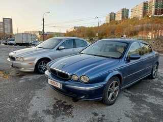 2002 Jaguar X-Type I, синий, 430000 рублей, вид 1