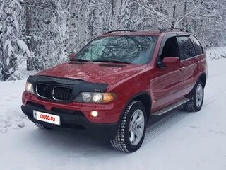 2005 BMW X5 4.4i I (E53) Рестайлинг, красный, 555555 рублей, вид 1