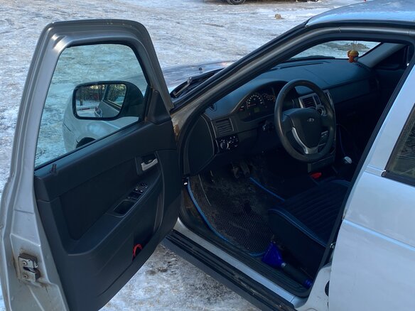 2013 Lada (ВАЗ) Priora I, серый, 410000 рублей - вид 7