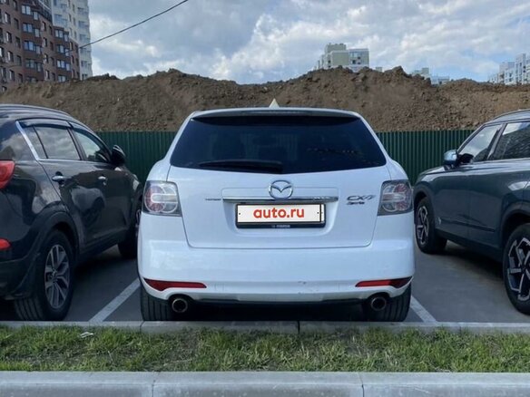 2010 Mazda CX-7 I Рестайлинг, белый, 1100000 рублей - вид 9