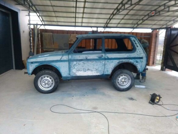 2006 Lada (ВАЗ) 2121 (4x4) I Рестайлинг, синий, 900000 рублей - вид 7