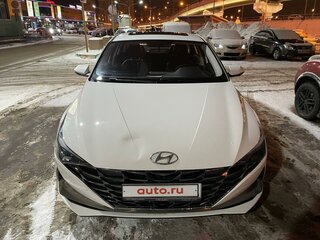 2022 Hyundai Elantra VII (CN7), белый, 1700000 рублей, вид 3