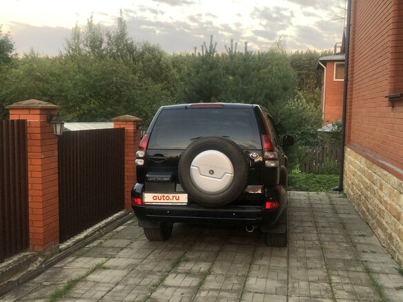 2007 Toyota Land Cruiser Prado 4-speed 120 Series Рестайлинг, чёрный, 1940000 рублей - вид 13