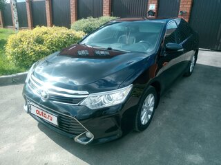 2015 Toyota Camry VII (XV50) Рестайлинг, чёрный, 2500000 рублей, вид 1
