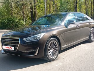 2017 Genesis G90 I, коричневый, 2800000 рублей, вид 1