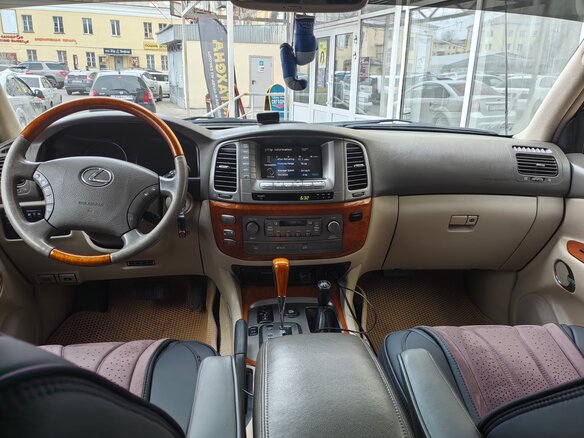 2004 Lexus LX 470 II Рестайлинг, чёрный, 2850000 рублей - вид 7