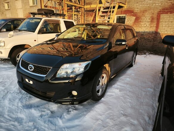 2010 Toyota Corolla Fielder X (E140, E150) Рестайлинг, чёрный, 1270000 рублей