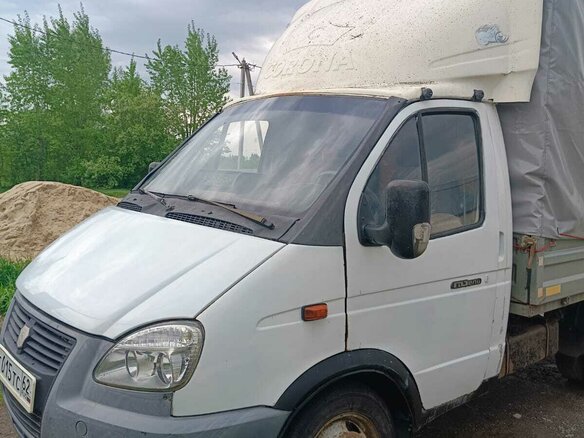 2004 ГАЗ ГАЗель (3302), белый, 500000 рублей