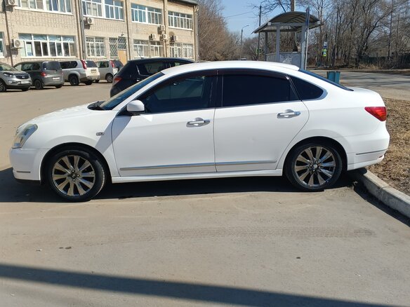 2008 Nissan Bluebird Sylphy II (G11), белый, 570000 рублей - вид 5