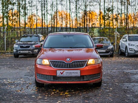 2018 Skoda Rapid I Рестайлинг, оранжевый, 950000 рублей, вид 3