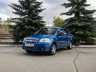 2010 Chevrolet Aveo I Рестайлинг, синий, 385000 рублей, вид 3