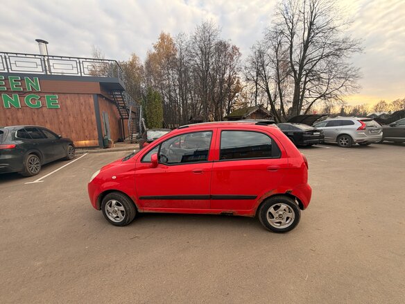 2007 Chevrolet Spark II, красный, 150000 рублей - вид 4