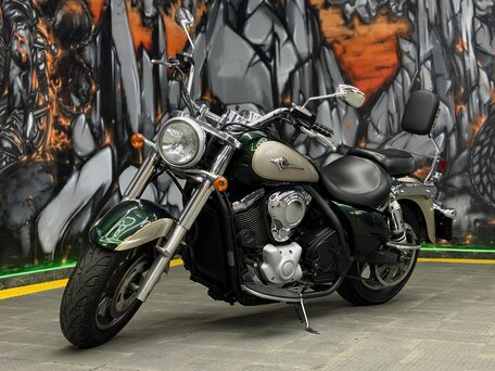 2009 Kawasaki VN1700 Vulcan, зелёный, 590000 рублей, вид 3