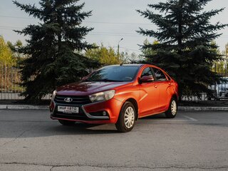2015 Lada (ВАЗ) Vesta I, красный, 685000 рублей, вид 3