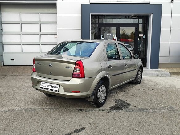 2010 Renault Logan I Рестайлинг, бежевый, 339000 рублей - вид 4