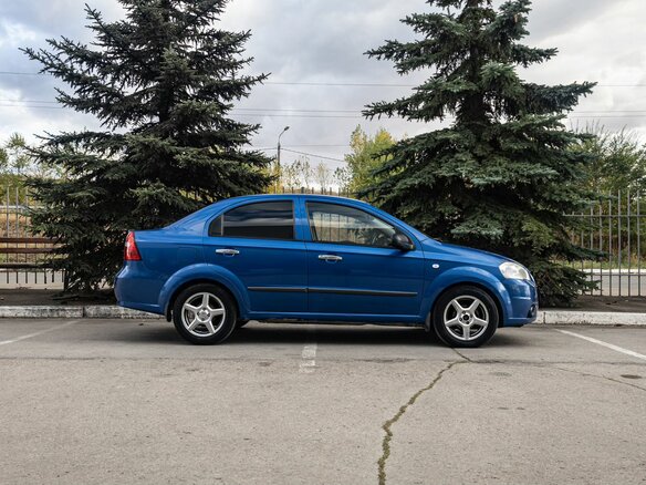 2010 Chevrolet Aveo I Рестайлинг, синий, 385000 рублей - вид 7