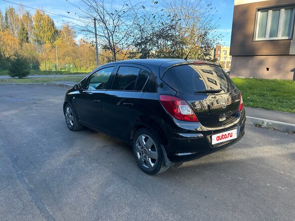 2008 Opel Corsa D, чёрный - вид 4