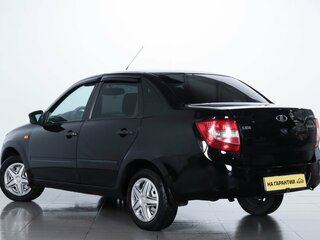 2015 Lada (ВАЗ) Granta I, чёрный, 419000 рублей, вид 4