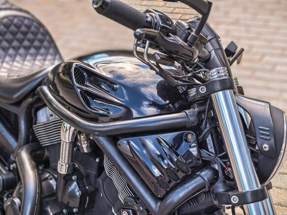 2006 Harley-Davidson V-Rod, чёрный, 1190000 рублей - вид 7